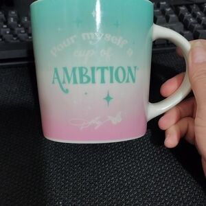 Gradient Mug with Inspirational Quote Dolly Parton 9 To 5